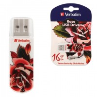 - 16GB VERBATIM Mini Tattoo Edition Rose USB 2.0,   , 49885 -  , ., . 12