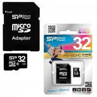   microSDHC 32GB SILICON POWER, 10 / (class 10),  , SP032GBSTH010V10SP -  , ., . 12