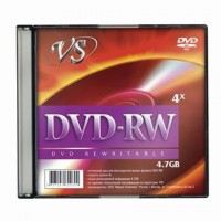  DVD-RW VS 4,7Gb 4x Slim Case (1 ), VSDVDRWSL01 (/ - 20809) -  , ., . 12